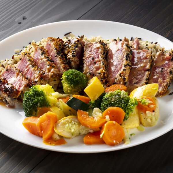 SESAME CRUSTED AHI DINNER