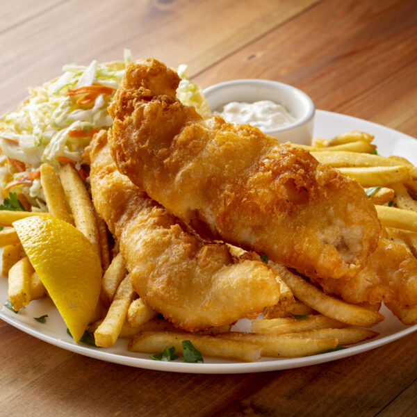 ENGLISH STYLE FISH AND CHIPS