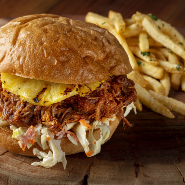 HAWAIIAN PULLED PORK SANDWICH