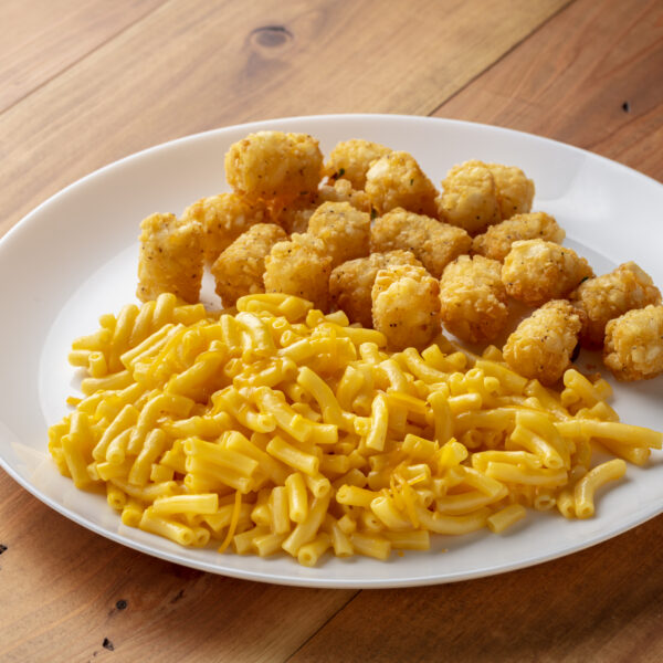 MACARONI & CHEESE WITH TATER POPS | KIDS