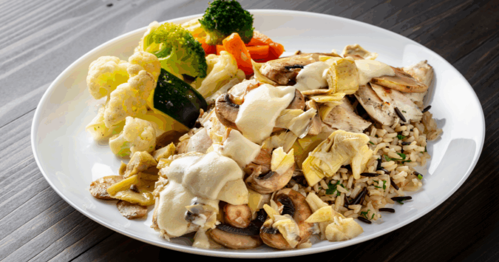 Brookfields’ Artichoke Mushroom Chicken