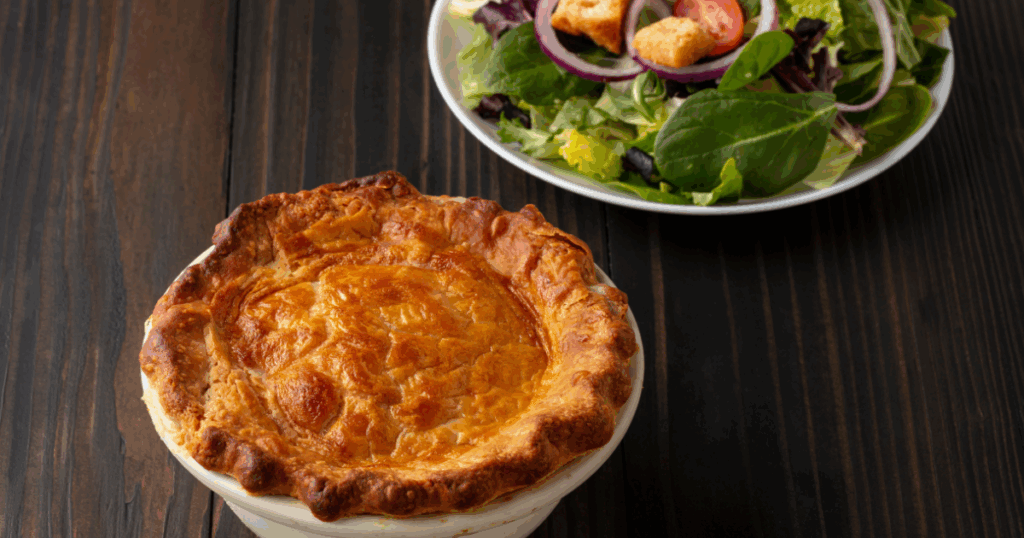 Brookfields’ Chicken Pot Pie and Salad